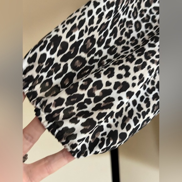 Cato Black and White Animal Print Blouse - Picture 3 of 4